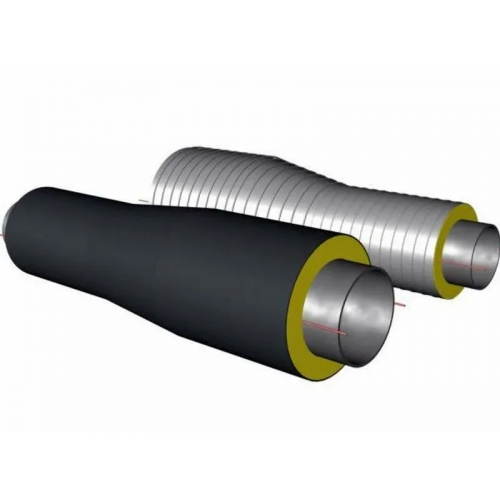 Переход стальной ППУ ОЦ тип 2 09Г2С 45х3,5х32х3х1500 мм ГОСТ 8732-78