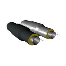 Сильфонный компенсатор односекционный ППУ ПЭ тип 1 1,6 МПа Ст20 AISI 321 32х3,5х25 мм ГОСТ 8732-78