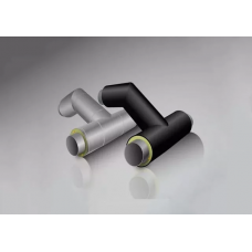 Тройниковое ответвление стальное ППУ ПЭ с МЗИ и КВ тип 2 09Г2С 45х3,5х32х3х1200х730 мм ГОСТ 8732-78