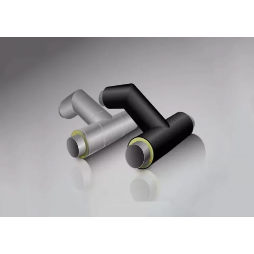 Тройниковое ответвление стальное ППУ ПЭ тип 2 Ст20 45х3,5х32х3х1200х730 мм ГОСТ 8732-78